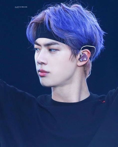 Jin Purple Hair In 2020 Seokjin Bts Bts Jin Seokjin