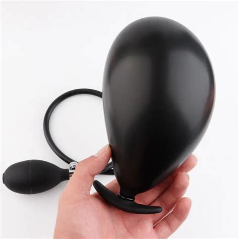 inflatable silicone soft huge big plug expandable pump bondage bdsm female male 15 29 picclick