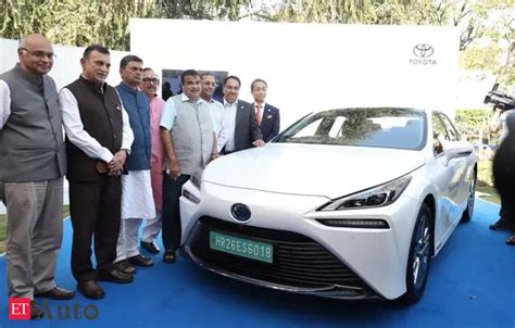 Toyota Mirai Launch Gadkari Launches Indias First Green Hydrogen
