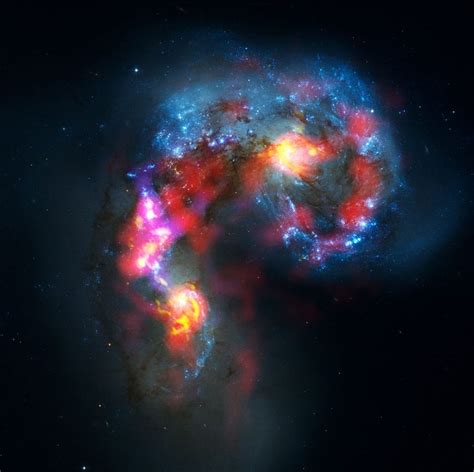 Antennae Galaxies Ngc 4038 And Ngc 4039 Constellation Guide