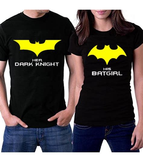Batman And Batgirl Couple Tshirt