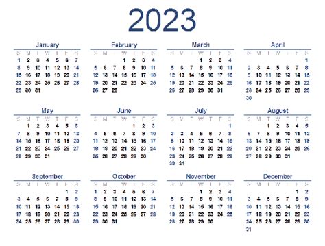 Calendar 2023 Png Transparent Background Images