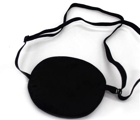 Black Eye Patches Adjustable Double Side Silk Fabric Vision Etsy