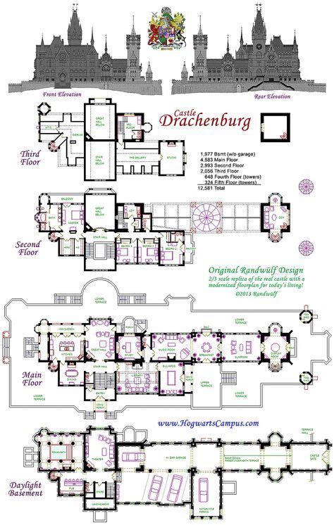 Hogwarts Minecraft Blueprint Blueprints Of Hogwarts Castle Images And