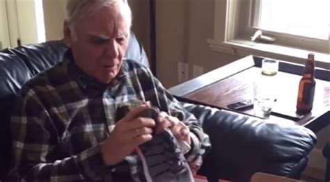 Grandpa Has The Best Reaction Ever To A Pair Of Light Up Shoes