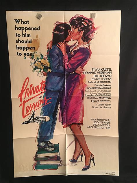 Private Lessons 1981 Original Vintage One Sheet Movie Poster Teacher Sexploitation Bad Girl