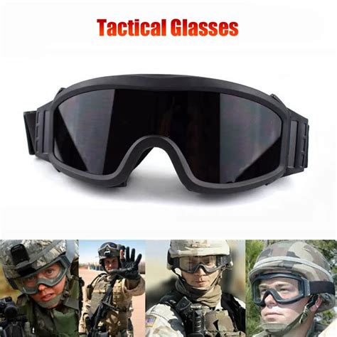 Hot Sale Tactical Paintball Airsoft Safety Ballistic Goggles Motorcycle Windproof Army Wargame