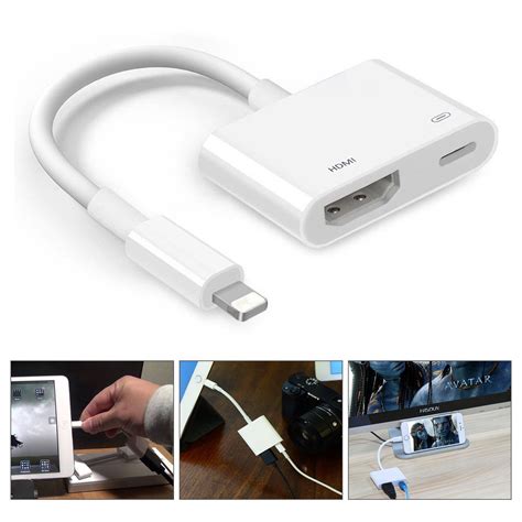 New Lightning To Hdmi Av Tv Cable Iphone Ipad Ldava Uncle Wieners