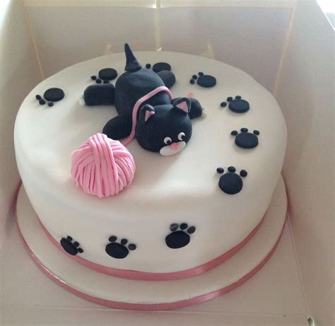 You also add candies and chocolate. Belated Cat Birthday Cake | Birthday cake for cat, New ...