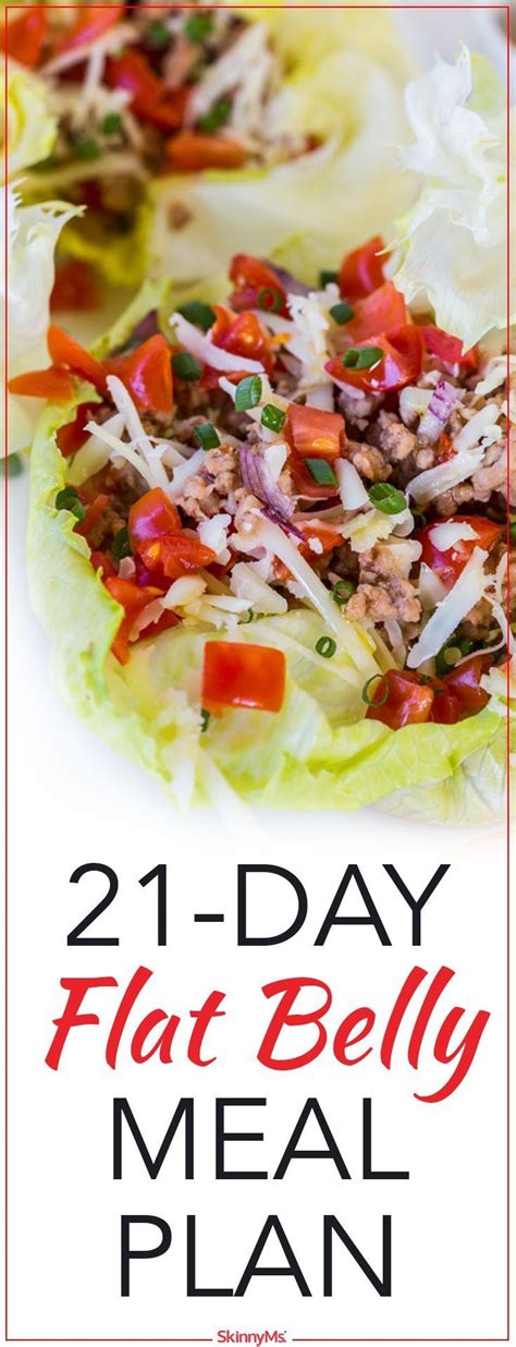 21 Day Flat Belly Meal Plan Healthy Diet Recipes Meal Planning Meals