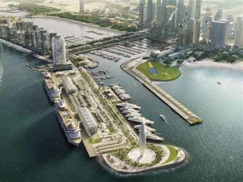 The Majestic Dubai Harbour Project Pioneer Port In The Shipping