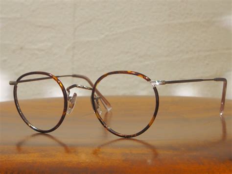 vintage eyewear savile row panto frame 14k white gold filled made in england vintage glasses