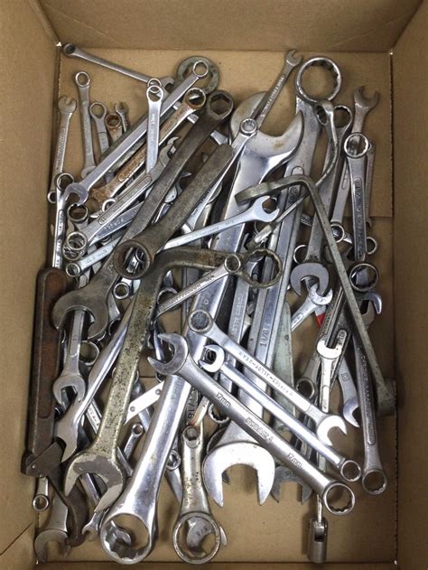 Lot Assorted Combination Wrenches