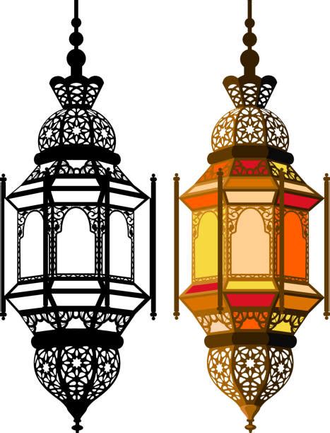 Best Arabic Lantern Silhouettes Illustrations Royalty Free Vector