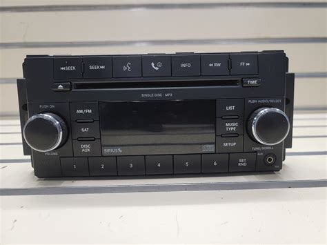 🔥2007 2012 Chrysler Dodge Jeep Radio Cd Mp3 Player Aux Sirius Uconnect
