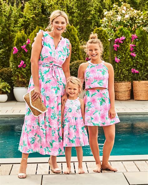 matching mother daughter lilly pulitzer skirts
