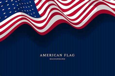Free Vector Hand Drawn Grunge American Flag