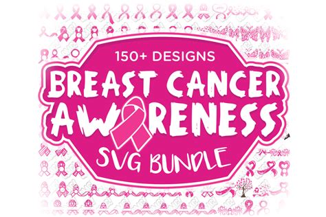 Breast Cancer Awareness SVG in SVG, DXF, PNG, EPS, JPEG (141908) | Cut