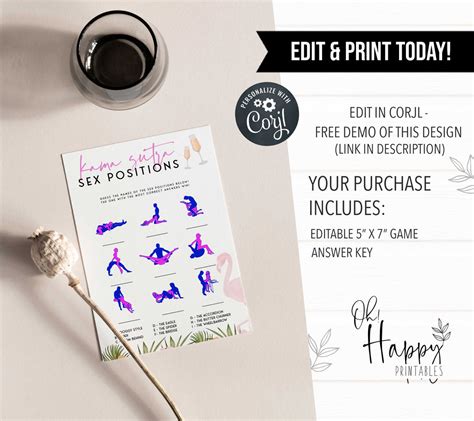 editable sex positions game miami bachelorette party ohhappyprintables