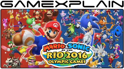 Mario And Sonic At The Rio 2016 Olympic Games 3ds Overview Trailer