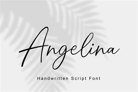 Angelina Font By Zidart Creative Fabrica
