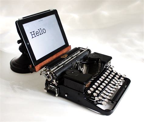 Typewriter Computer Tablet Keyboard With Usb Hookup