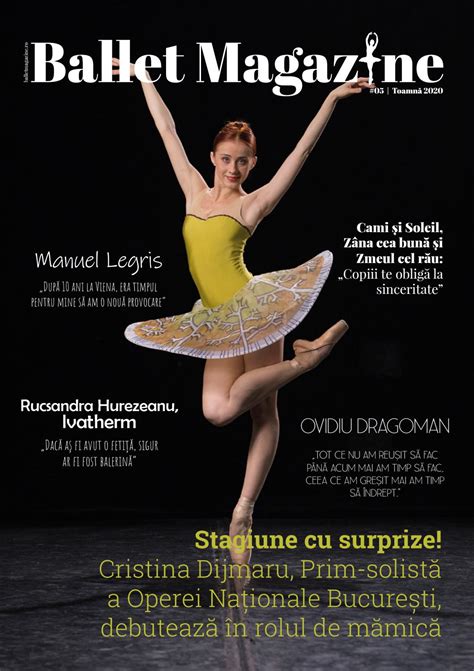 Ballet Magazine Romania Editia De Toamna 2020 By Ballet Magazine
