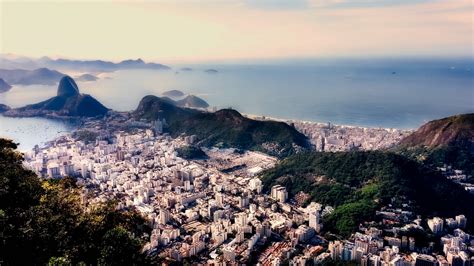 Download 1920x1080 Wallpaper Rio De Janeiro City Aerial View Full Hd