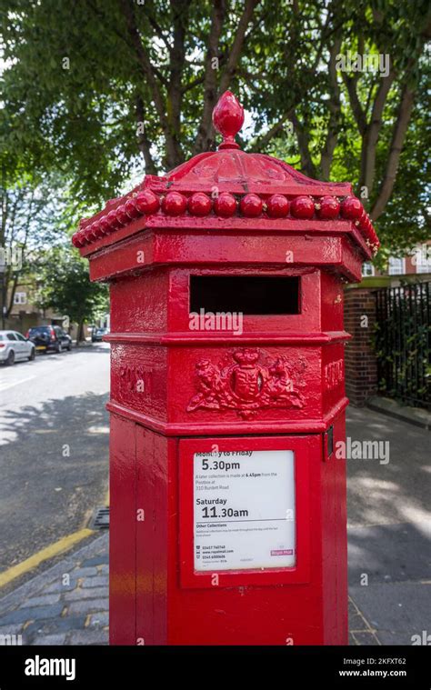 Old Victorian Red Post Box East Londonenglanduk Stock Photo Alamy