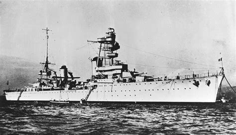 Foch French Navy Heavy Cruiser Of The Suffren Class That Saw Service