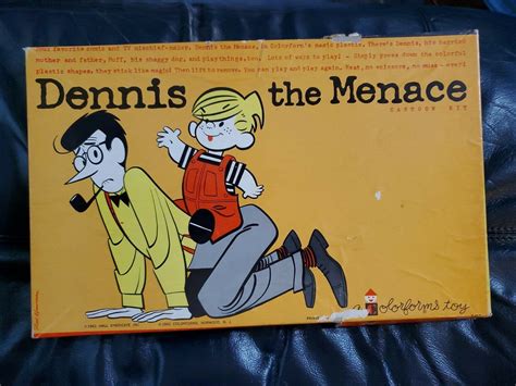 Vintage Dennis The Menace Colorforms 1961 Hall Syndicate Etsy