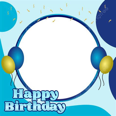 Happy Birthday Frame Vector PNG Images Happy Birthday Frame Happy Birthday Birthday Happy