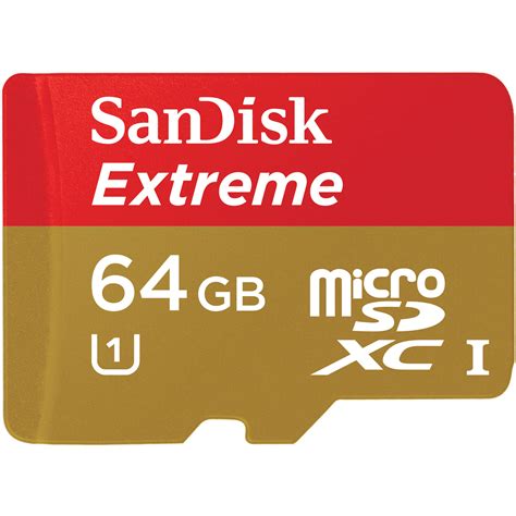 Get extreme speeds for fast transfer, app performance, and 4k uhd. SanDisk 64GB microSDXC Extreme Class 10 UHS-1 SDSDQXL-064G-A46A