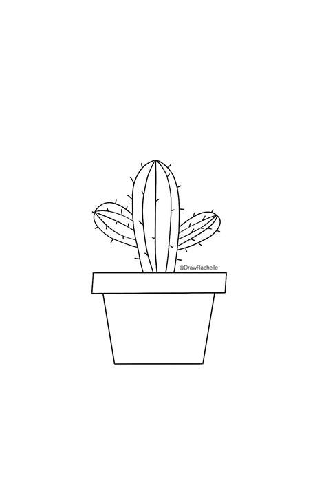 3 Plants Minimalist Art Minimalist Art Minimalist Drawing Cactus