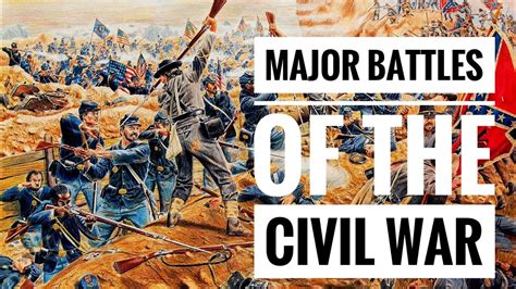 Major Battles Of The Civil War Youtube