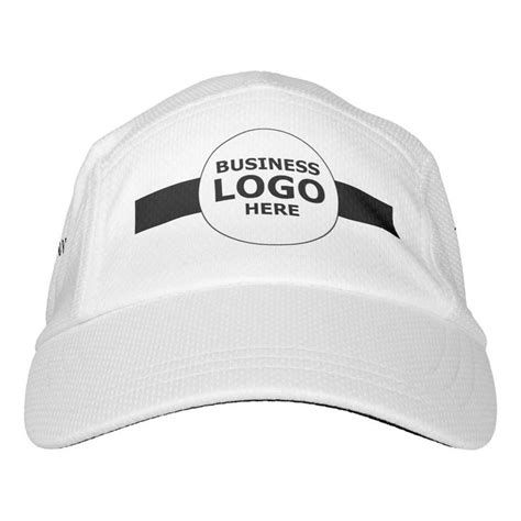Business Logo And Employee Name Uniform Hat Zazzle In 2022 Business