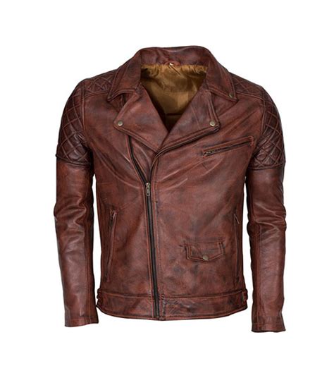 Vintage leather motorcycle jackets have come a long way since they were, well, not vintage. Men's Brando Biker Motorcycle Vintage Distressed Winter ...