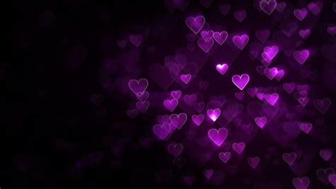 Heart Background Purple Loopable 2 Stock Footage Video