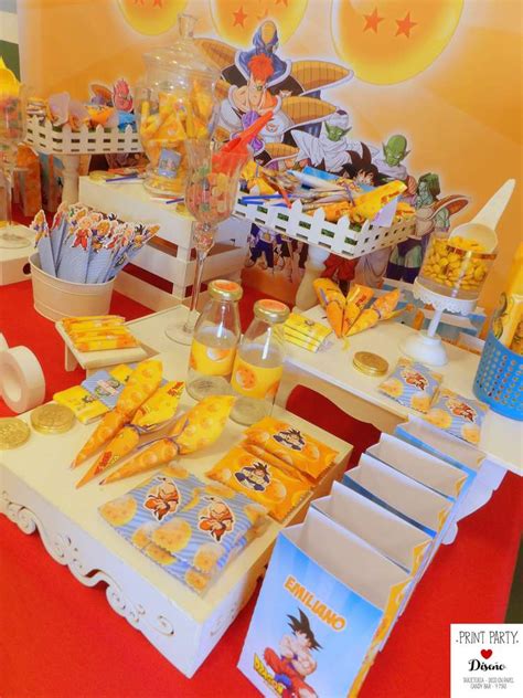 See more party ideas at catchmyparty.com! dragon Ball Z Birthday Party Ideas | Photo 6 of 7 | Catch ...