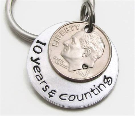 Check spelling or type a new query. 10th Wedding Anniversary Gift Personalized Keychain 10 ...