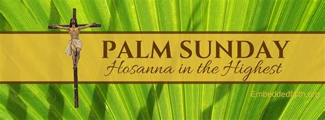 Palm Sunday Images Embedded Faith
