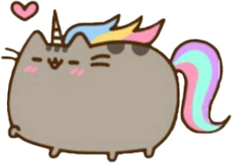 Transparent Fat Cat Clipart Unicorn Cute Pusheen Cat Free Images And
