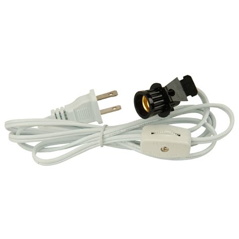 And now, this can be a 1st image: Shop Portfolio White/Black Lamp Power Cord at Lowes.com