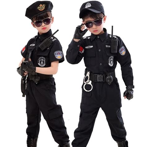 Buy Children Halloween Policeman Costumes Kids Party Carnival Police