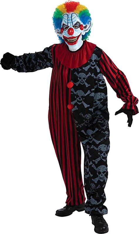 Forum Novelties Mens Creepo The Clown Costume Multi One Size Amazon