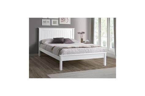 Limelight Taurus 5ft King White Low Foot End Wooden Bed Frame