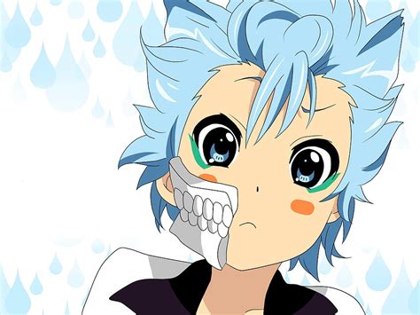 Blue Haired Anime Character Illustration Bleach Anime Anime Boys
