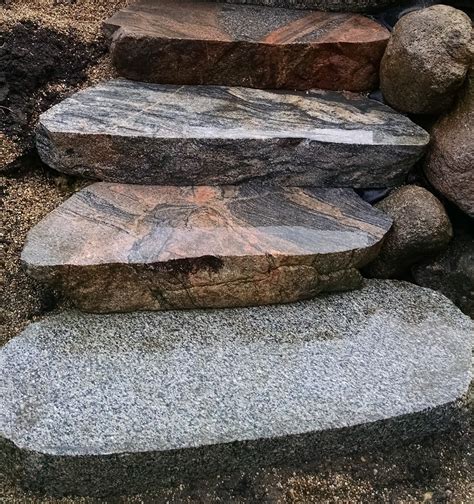 Fieldstone Boulder Steps Realstone