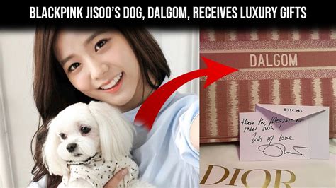 Blackpink Jisoos Dog Dalgom Receives Luxury Ts And Were