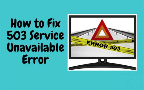 How To Fix 503 Service Unavailable Error Ltheme